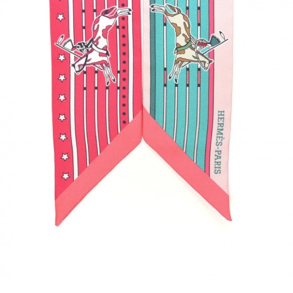 ✨ RARE NWT Hermes Twilly Pani La Shar Pawnee pink horse for birkin constance - Picture 4 of 6